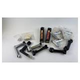 Assorted Bicycle Handlebar Stems and Shims Collection