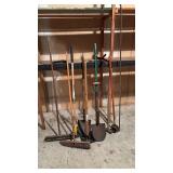 Assortment of Gardening and Yard Tools