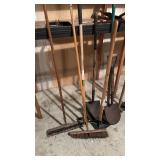 Assortment of Gardening and Yard Tools