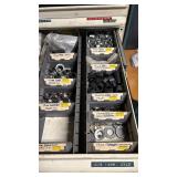 Assorted BMX Axles with Various Parts