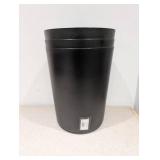 (3) MATTE BLACK TRASH CANS