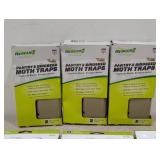 (3) RESCUE PANTRY & BIRDSEED MOTH TRAPS AND (3) TRUE AIR REPLACEMENT CARBON FILTERS