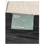 NEW WOMENS WILD FABLE SHORTS (SIZE 16) (BLACK)