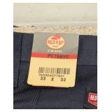 NEW RED KAP CARGO PANTS (SIZE 33) (NAVY)