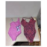 (2) ONE PIECE SWIMSUITS (SIZE LARGE)