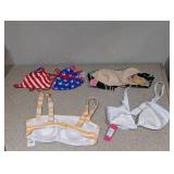 (4) NEW ASSORTED SWIMWEAR TOPS (LARGE)