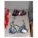 (3) NEW ASSORTED SWIMWEAR TOPS (LARGE)