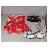 (3) NEW ASSORTED SWIMWEAR TOPS (LARGE)