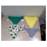(4) NEW ASSORTED WOMEN’S SWIMWEAR BOTTOMS (MEDIUM)