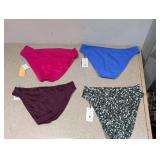 (4) NEW ASSORTED WOMEN’S SWIMWEAR BOTTOMS (MEDIUM)