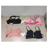 (4) NEW ASSORTED WOMEN’S SWIMWEAR TOPS (MEDIUM)