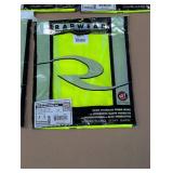 (5) RADWEAR LARGE HIGH VISIBILITY WORKWEAR VEST