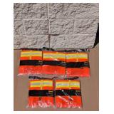 (5) NEW OCCUNOMIX XL HI-VIZ WORKWEAR VEST (ORANGE)