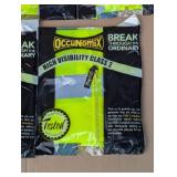 (5) NEW OCCUNOMIX XL HI-VIZ WORKWEAR VEST (YELLOW)
