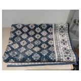 WYATT & ASH BEATRICE MACHINE WASHABLE AREA RUG (5’-3” x 7’-5”)