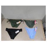 (4) NEW ASSORTED WOMEN’S SWIMWEAR BOTTOMS (SMALL)