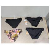 (4) NEW ASSORTED WOMEN’S SWIMWEAR BOTTOMS (SMALL)
