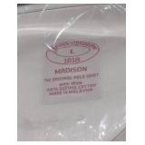 NEW LARGE BROOKS BROTHERS DRESS SHIRT (WHITE)