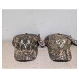 (2) REAL TREE MENS CAMOUFLAGE HATS