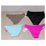 (4) NEW ASSORTED WOMEN’S SWIMWEAR BOTTOMS (SMALL)