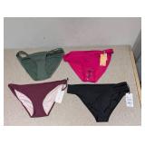 (4) NEW ASSORTED WOMEN’S SWIMWEAR BOTTOMS (SMALL)