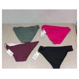 (4) NEW ASSORTED WOMEN’S SWIMWEAR BOTTOMS (SMALL)