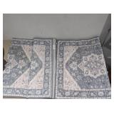 (2) WYATT & ASH DARYA MACHINE WASHABLE RUNNERS