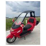 150cc Courier Scooter with Retractable Roof