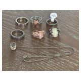 Rings and Necklace