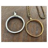 Possible Coin Holder Necklaces