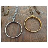 Possible Coin Holder Necklaces