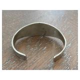 Cuff Style Made in Mexico Silver Bracelet