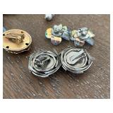 Vintage Clip On Earrings