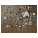 Bangle Bracelets with Charms