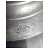 This is a vintage commemorative pewter plate titled "The Great American Revolution 1776," featuring a ceramic insert depicting the iconic "Spirit of 