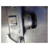 Minolta Hi-Matic 7s Camera with Original Case, Strap, and Flash