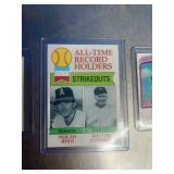 Nolan Ryan Trading Cards in Sleeves