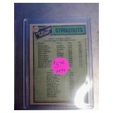 Nolan Ryan Trading Cards in Sleeves