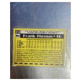 Frank Thomas Trading Cards in Sleeves