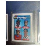 Chipper Jones Trading Cards in Sleeves