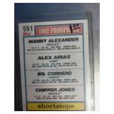 Chipper Jones Trading Cards in Sleeves