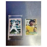 Reggie Jackson Trading Cards in Sleeves