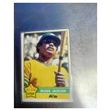 Reggie Jackson Trading Cards in Sleeves