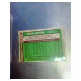 Reggie Jackson Trading Cards in Sleeves