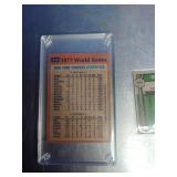 Reggie Jackson Trading Cards in Sleeves