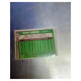 Reggie Jackson Trading Cards in Sleeves