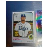 Wander Franco Trading Cards in Sleeves