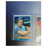 George Brett Trading Cards in Sleeves