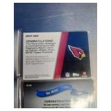 NFL Patch Ribbon Trading Cards
