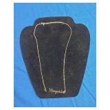 14K Gold Over Sterling Silver Personalized Script Name Necklace